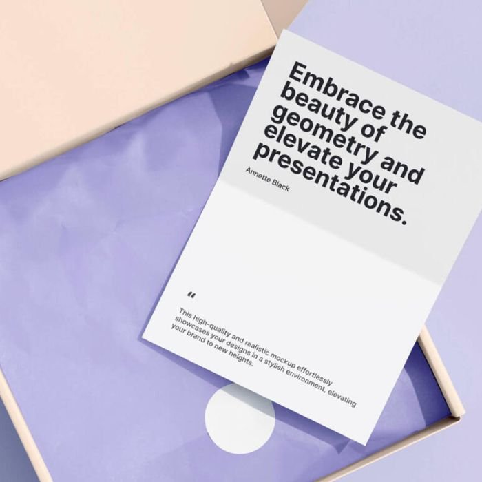 Box and gift card design (Demo)